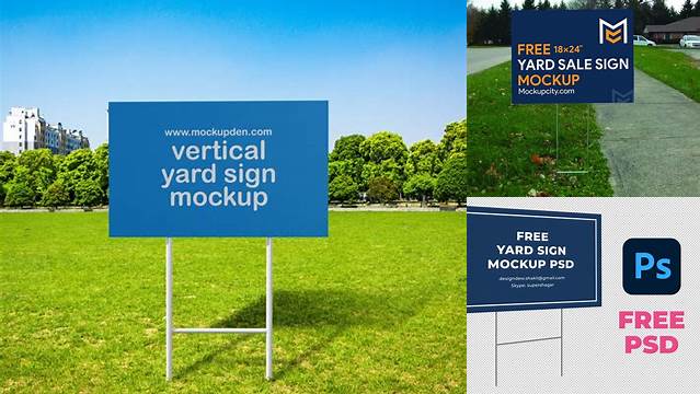 9083+ Yard Sign Mockup Free Download Digital Download