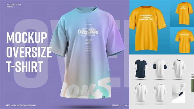 9087+ Oversize T Shirt Mockup Psd Free Professional PSD Resource