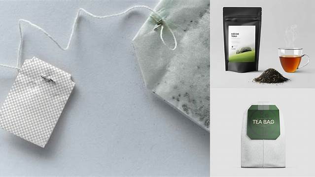 909+ Tea Bag Mockup Best for Showcase