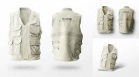 9091+ Mockup Vest Editable and Customizable PSD