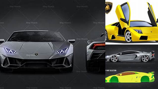 9103+ Lamborghini Mockup Free Easy Editable