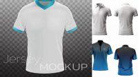 9107+ Mockup Jersey Polos Smart PNG Image