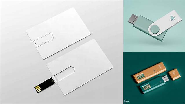 9107+ Usb Card Mockup Free Download Fully Layered PSD Freebie