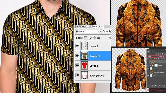 9113+ Template Baju Batik Untuk Photoshop Exclusive PSD Design Freebie