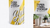 9114+ Paper Towel Mockup Smart PNG Image