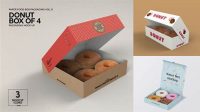 9116+ Donut Box Mockup For Free Download