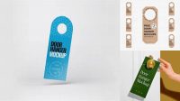 9117+ Door Hanger Free Mockup PSD Free Download