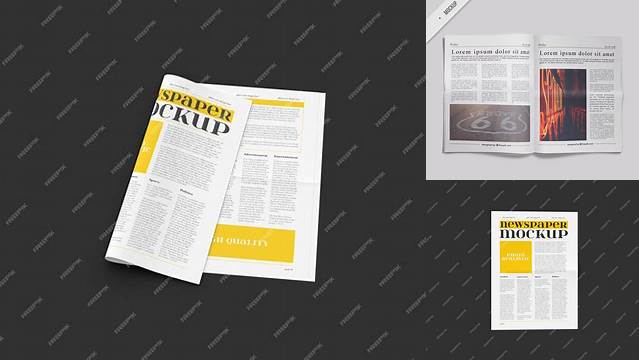 9126+ Mockup Jornal Free PSD