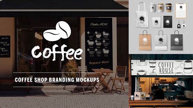 9128+ Coffee Shop Mockup Smart PNG Image