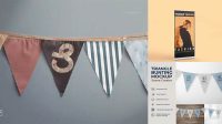 9135+ Bunting Mockup Free Custom Graphic Mockup File