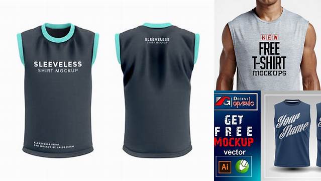 9139+ Sleeveless T Shirt Mockup Digital Download