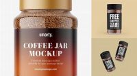 9142+ Coffee Jar Mockup Easy Editable