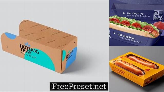 9144+ Hot Dog Packaging Mockup Free Mockup File Free Download