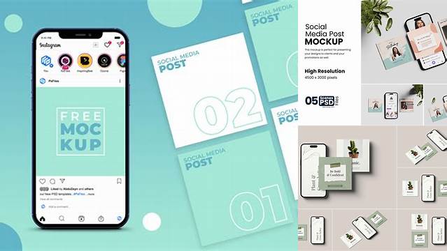 9148+ Social Media Mockup Download PSD Now