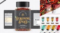 9148+ Spices Packaging Design Templates PSD Download