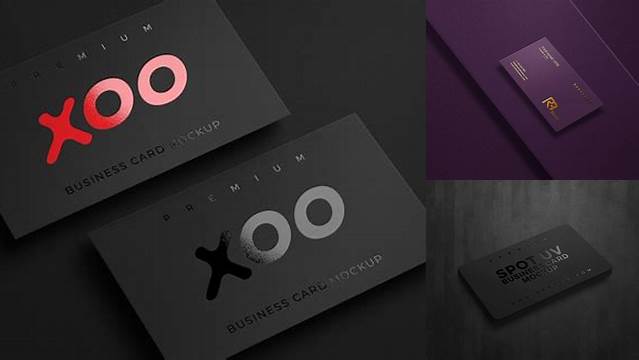 916+ Spot Uv Business Cards Mockup Easy Editable