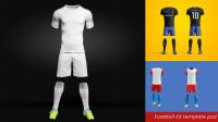 9160+ Football Kit Template Psd Free Editable Photoshop File