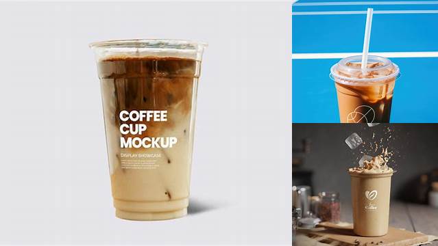 9163+ Ice Coffee Mockup Editable Photoshop File