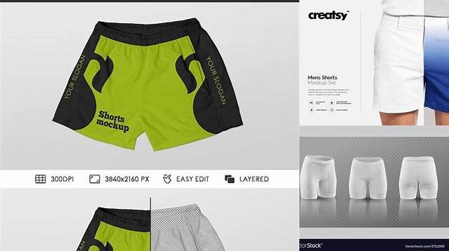 9174+ Biker Shorts Mockup Best Free Mockup PSD