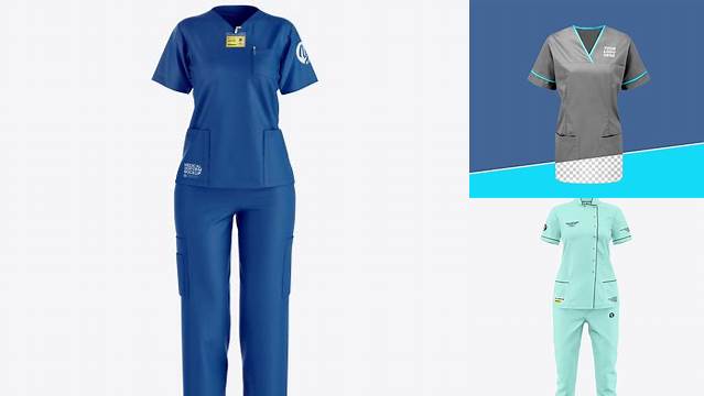 9179+ Hospital Uniform Mockup High Resolution