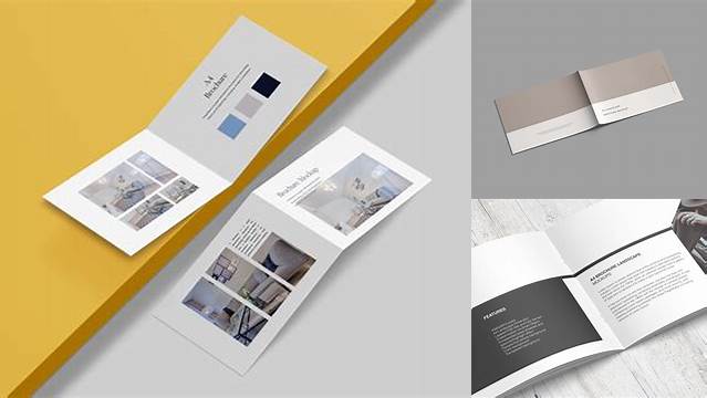 9181+ A4 Landscape Brochure Mockup Free Digital Download