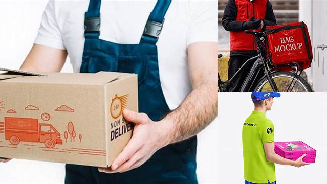 9182+ Delivery Man Mockup PSD Free Download