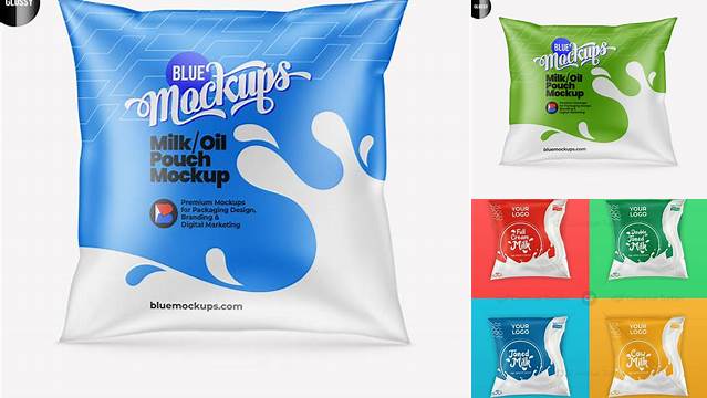 9183+ Milk Pouch Mockup Free Download High Resolution