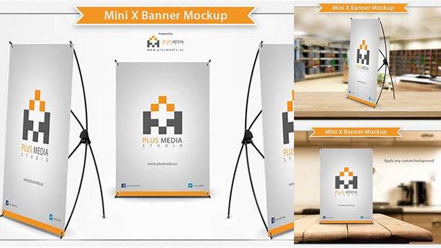 9183+ Mini X Banner Mockup Digital Download