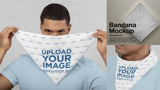 9194+ Bandana Mockup Free Download Hight Resolution