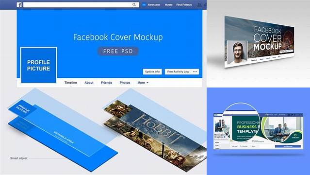 9212+ Mockup Facebook Cover PSD Free Download