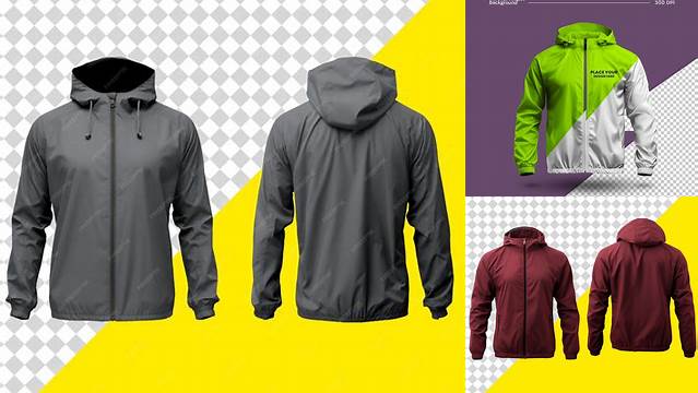 922+ Windbreaker Mockup Exclusive Digital PSD Resource