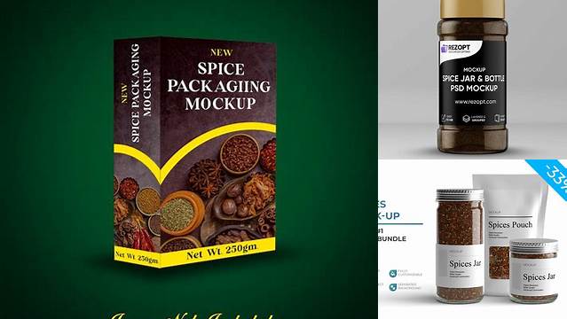 9220+ Spice Packaging Mockup Free Mockup Templates