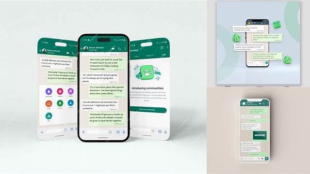 9234+ Whatsapp Chat Mockup Custom Mockup PSD for Free