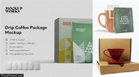 9235+ Drip Coffee Mockup Best for Showcase