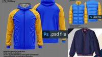 9238+ Mockup Jaket Psd Easy to Use PSD