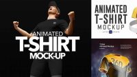 9238+ T-shirt Animated Mockup Creative Photoshop Resources