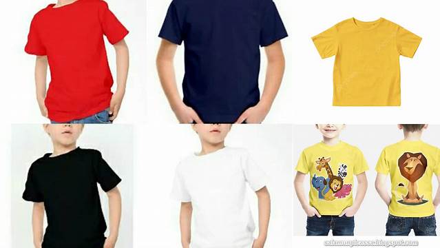 9246+ Mockup Kaos Anak Download Free