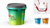 926+ Paint Bucket Mockup Professional PSD Template