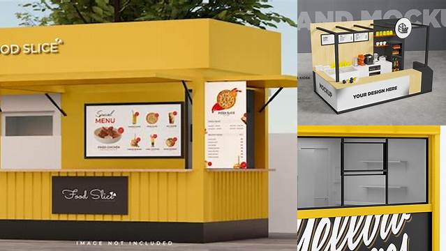 9261+ Food Kiosk Mockup Free Graphic Design Resource