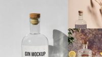 9261+ Gin Mockup Free Customizable PSD