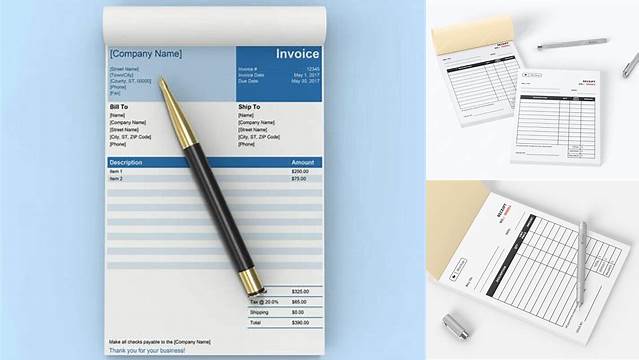 9262+ Invoice Book Mockup Free Download Creative PSD Templates