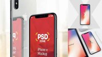 9268+ Flat Mockup Iphone X PSD Free Download