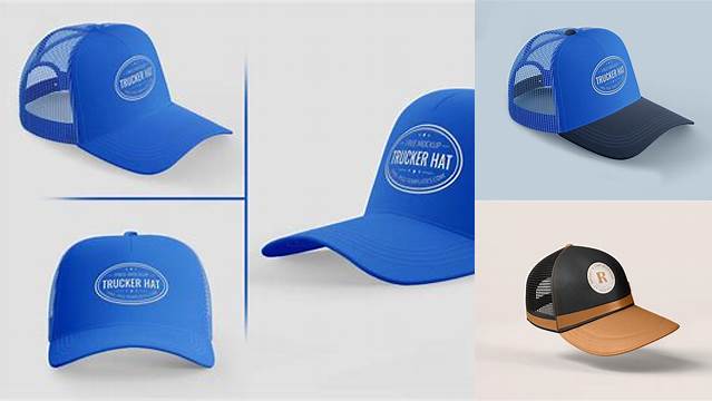 9274+ Trucker Cap Mockup Psd Free Best for Showcase