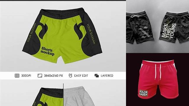 928+ Shorts Mockup Png PSD File Download