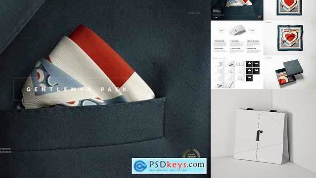 9282+ Pocket Square Mockup PSD Free Download