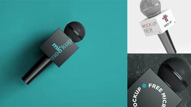 9285+ Microphone Mockup Free Download Free