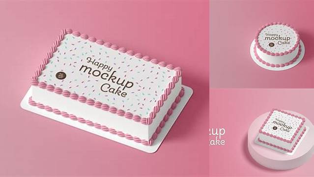 9286+ Cake Mockup Free PSD for Free