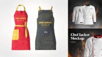 9288+ Chef Mockup Psd Free Free PSD