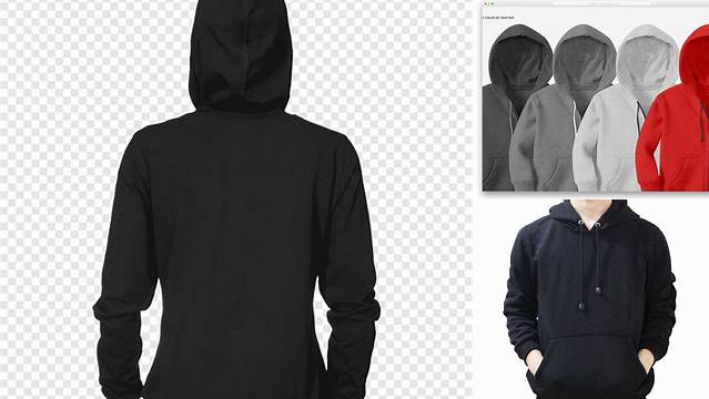 9289+ Mockup Hoodie Hitam Polos For Free Download