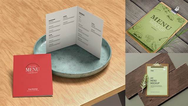 9290+ Menu Mockups For Free Download